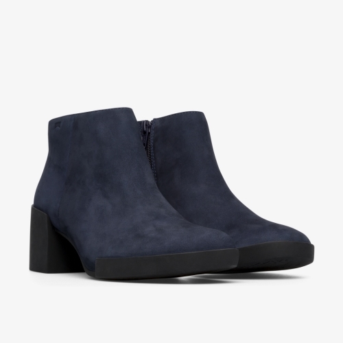 Camper Lotta Ankle Boots Dark Blue - Womens Singapore XDOSNE-061